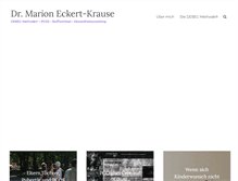 Tablet Screenshot of marioneckertkrause.com